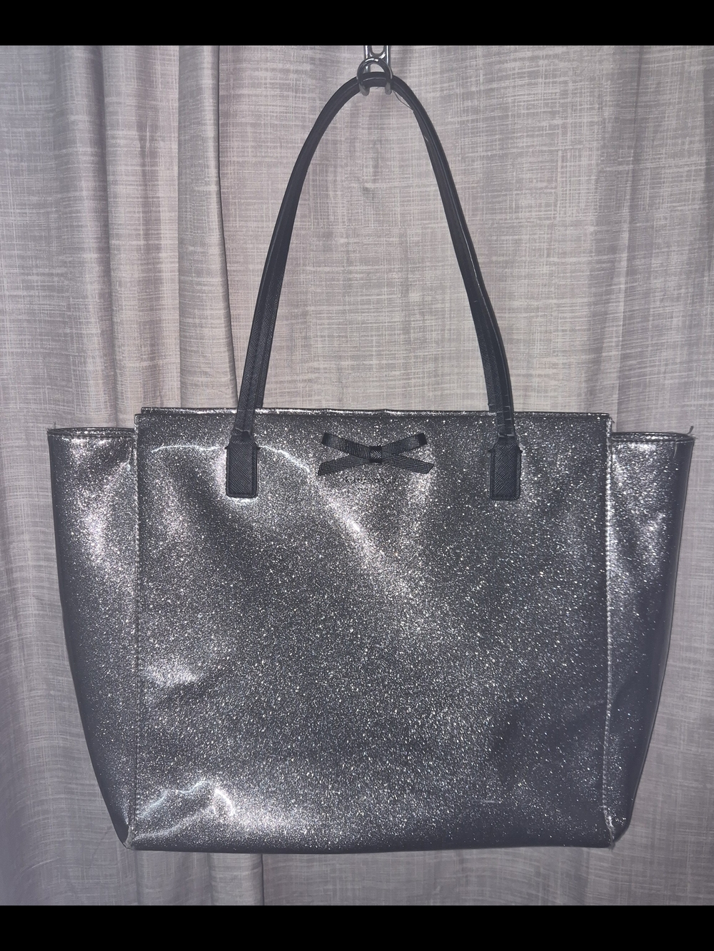 kate spade Silver Glitter Tote